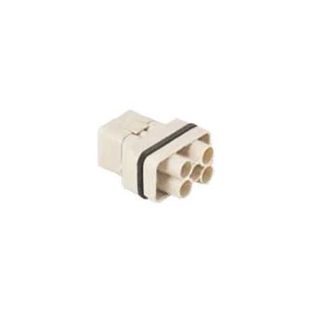Molex Crimp Wire Connector, Gray, Polycarbonate Insulation, 690 V, 16 A 7606.5915.0